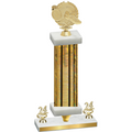 Premium Single Gold Glacier Year Running Trophy