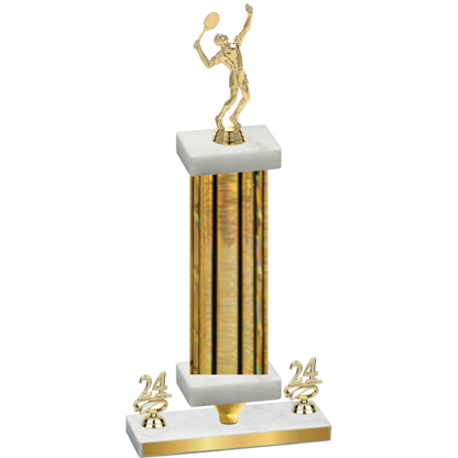 Premium Single Gold Glacier Year Tennis Trophy
