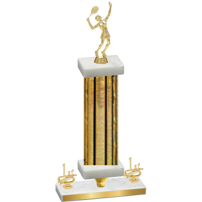 Premium Single Gold Glacier First Place Tennis Trophy