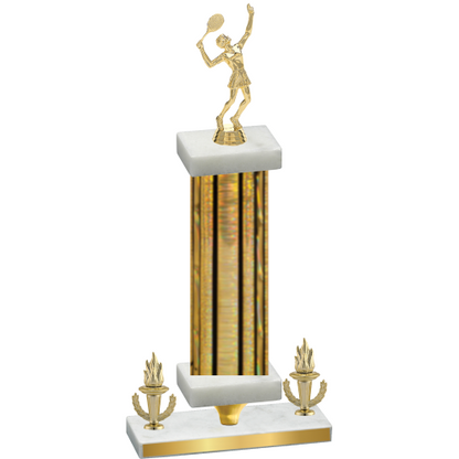 Premium Single Gold Glacier Victory Tennis Trophy