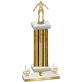 Premium Single Gold Glacier First Place Wrestling Trophy