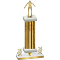 Premium Single Gold Glacier Year Wrestling Trophy