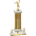 Premium Single Gold Glacier Year Volleyball Trophy