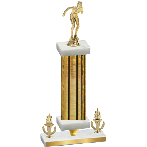 Premium Single Gold Glacier Victory Tennis Trophy