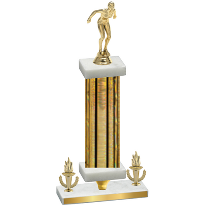 Premium Single Gold Glacier Victory Tennis Trophy