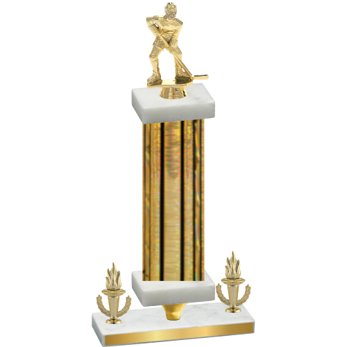 Premium Single Gold Glacier Victory Hockey Trophy