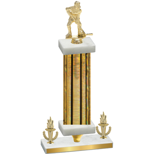 Premium Single Gold Glacier Victory Hockey Trophy