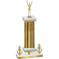 Premium Single Gold Glacier Victory Victory Trophy