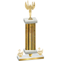 Premium Single Gold Glacier Second Place Victory Trophy