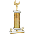 Premium Single Gold Glacier Year Victory Trophy