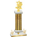 Premium Single Gold Glacier Third Place Pickleball Trophy