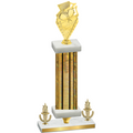 Premium Single Gold Glacier Victory Pickleball Trophy