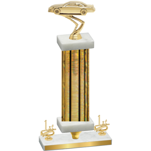 Premium Single Gold Glacier First Place Cars Trophy