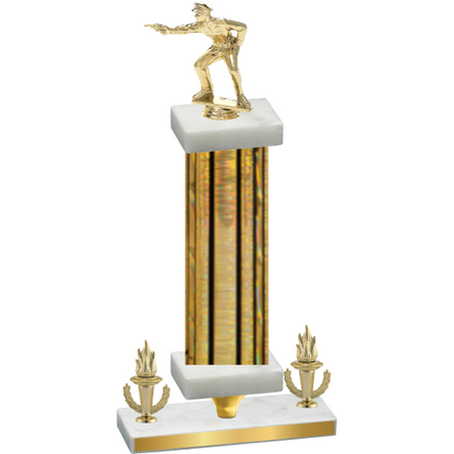 Premium Single Gold Glacier Victory Shooter Trophy