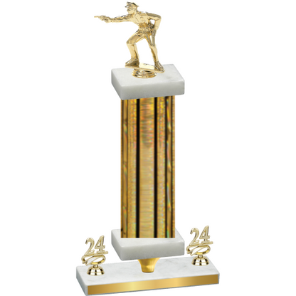 Premium Single Gold Glacier Year Shooter Trophy