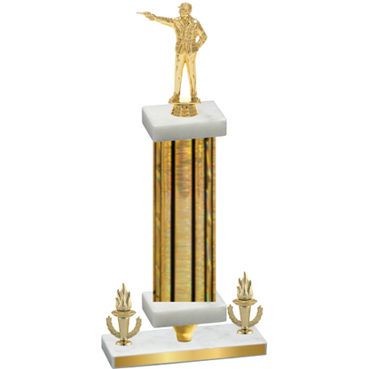 Premium Single Gold Glacier Victory Shooter Trophy