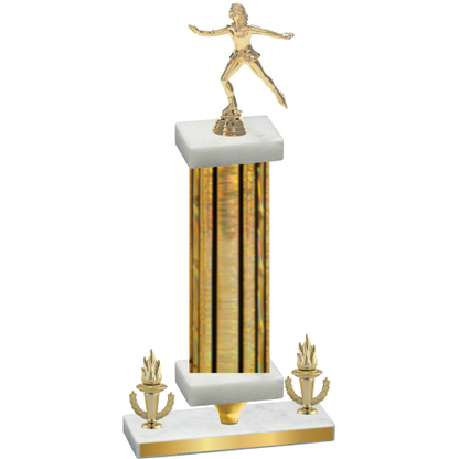 Premium Single Gold Glacier Victory Skater Trophy