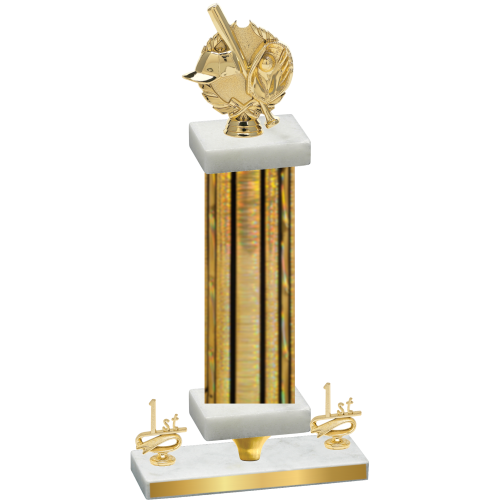 Premium Single Gold Glacier First Place Baseball Trophy