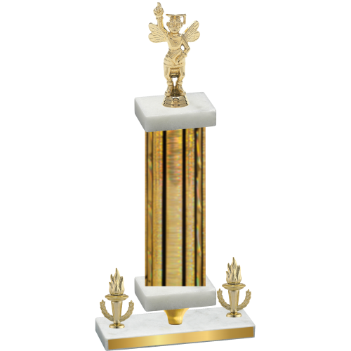 Premium Single Gold Glacier Victory Academics Trophy