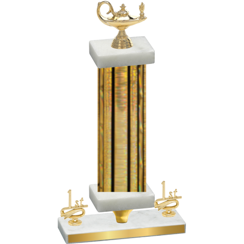 Premium Single Gold Glacier First Place Academics Trophy