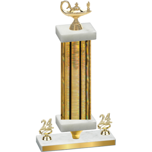Premium Single Gold Glacier Year Academics Trophy