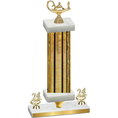 Premium Single Gold Glacier Year Academics Trophy