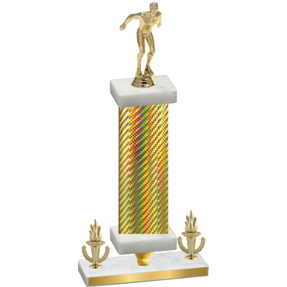 Premium Single Gold Carbon Fiber Victory Swimming Trophy