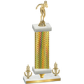 Premium Single Gold Carbon Fiber Victory Tennis Trophy