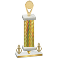Premium Single Gold Carbon Fiber Victory Insert Trophy