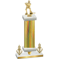 Premium Single Gold Carbon Fiber Victory Hockey Trophy