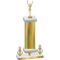 Premium Single Gold Carbon Fiber Victory Victory Trophy