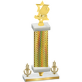 Premium Single Gold Carbon Fiber Victory Pickleball Trophy