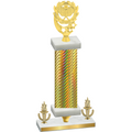 Premium Single Gold Carbon Fiber Victory Pickleball Trophy