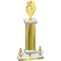 Premium Single Gold Carbon Fiber Victory Pickleball Trophy