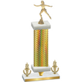 Premium Single Gold Carbon Fiber Victory Skater Trophy