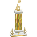Premium Single Gold Carbon Fiber Victory Golf Trophy