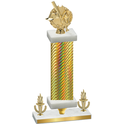 Premium Single Gold Carbon Fiber Victory Baseball Trophy