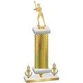 Premium Single Gold Carbon Fiber Victory Softball Trophy