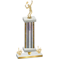 Premium Single Silver Glacier First Place Tennis Trophy