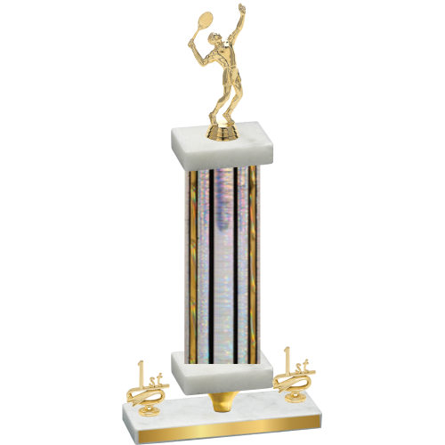 Premium Single Silver Glacier First Place Tennis Trophy