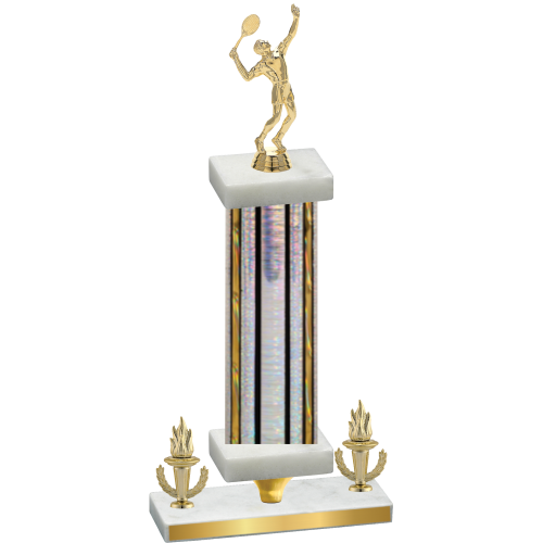 Premium Single Silver Glacier Victory Tennis Trophy