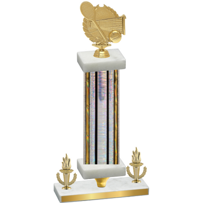 Premium Single Silver Glacier Victory Tennis Trophy