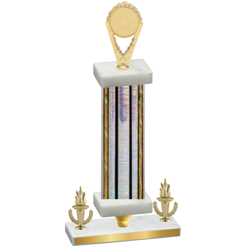 Premium Single Silver Glacier Victory Insert Trophy