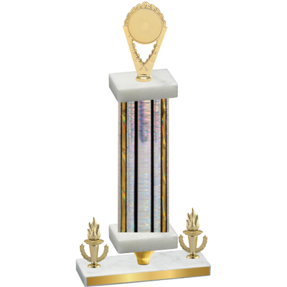 Premium Single Silver Glacier Victory Insert Trophy