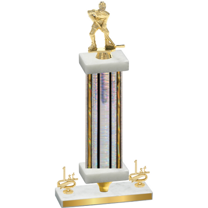 Premium Single Silver Glacier First Place Hockey Trophy