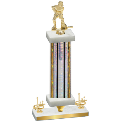 Premium Single Silver Glacier First Place Hockey Trophy