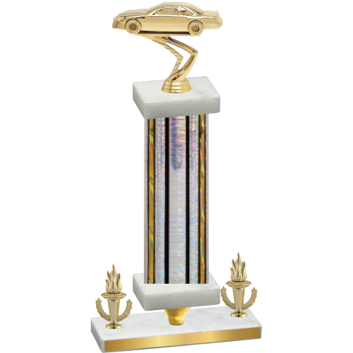 Premium Single Silver Glacier Victory Cars Trophy