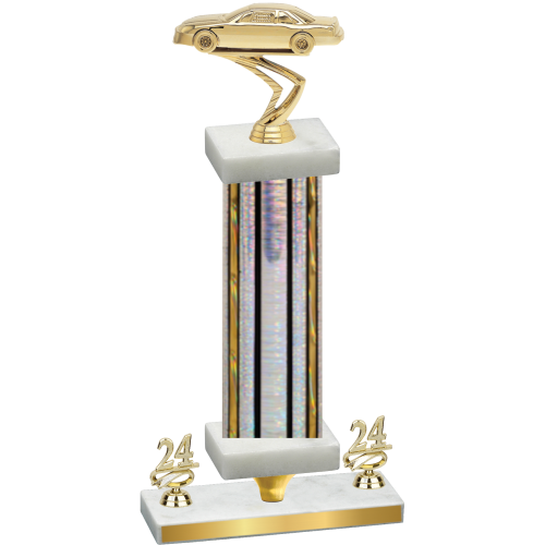 Premium Single Silver Glacier Year Cars Trophy