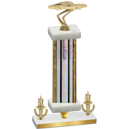 Premium Single Silver Glacier Victory Cars Trophy