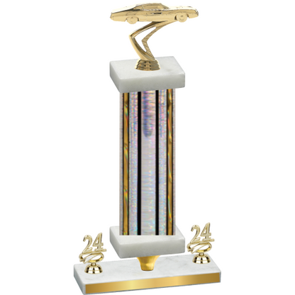 Premium Single Silver Glacier Year Cars Trophy